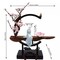 Ceramic Backflow Incense Cone Sticks Burner Holder LED Light For Home Decor Gift